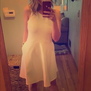 Off white sleeveless dress